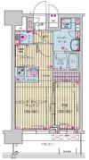 プレリス大阪西九条 CITY LINKSの間取り画像