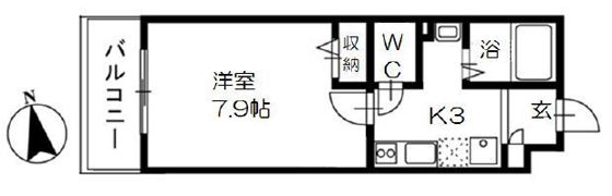 Kハイムの間取り画像