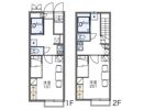 レオパレスシャルマン六田Ⅲの間取り画像