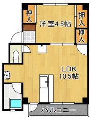 Renatus上津役Iの間取り画像