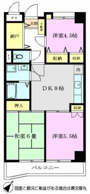 ヴィラ・クレールⅡの間取り画像