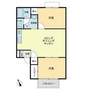 フォブールDMC・Bの間取り画像