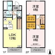 CRADLE A棟の間取り画像