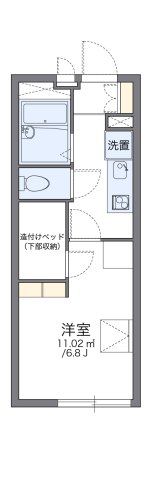 レオパレスヴィラ ハヅキの間取り画像