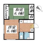ヴァンベール伊東の間取り画像