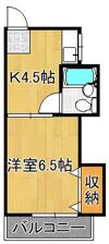 徳永ハイツの間取り画像