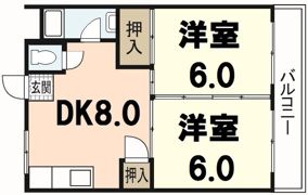 新原第1マンションの間取り画像