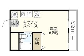 リバーコートAの間取り画像