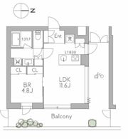 GranDuo三軒茶屋12の間取り画像