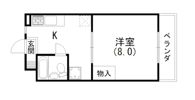 マンションシマノ Ⅰの間取り画像