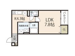 フォルマーシ広島上天満の間取り画像