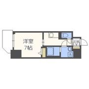 ワールドアイ天王寺ミラージュの間取り画像
