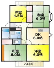 第二サンビレッジアサノの間取り画像