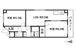 Blanc上筒井通の間取り画像