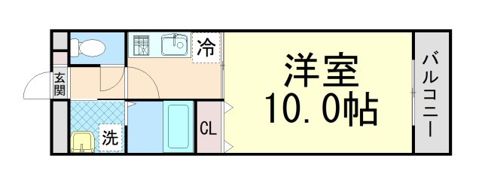 アンプルール クラージュコリーヌシャンⅡの間取り画像