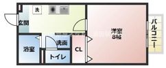 リバティおうみの間取り画像