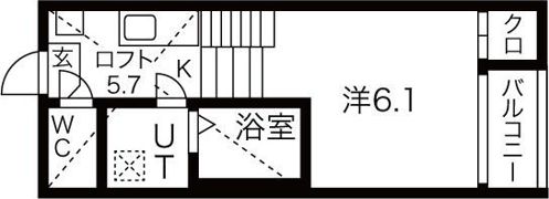 アジュール鶴舞の間取り画像