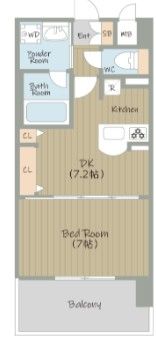 KAISEI梅田の間取り画像
