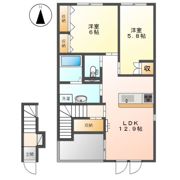 リンダ カーサの間取り画像