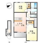 ステラ川南の間取り画像