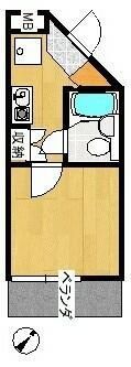 トラストステージ蒔田の間取り画像