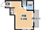 扇マンションにしきの間取り画像
