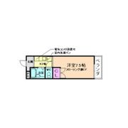 ウエストアップ元町の間取り画像