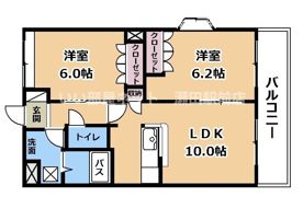 ラ・ベルジュールⅠの間取り画像