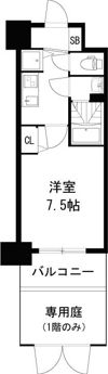 ディームス江坂の間取り画像