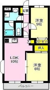 ルミエール中居 壱番館の間取り画像