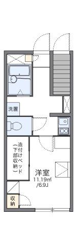 レオパレスシエスタの間取り画像