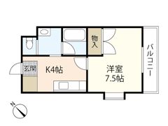 菖蒲池コーポの間取り画像