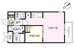 F・R Ⅱの間取り画像