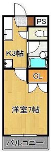 シャトレ新高Iの間取り画像