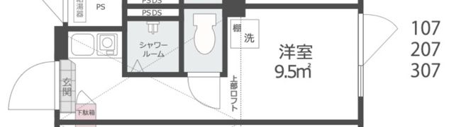 ノースヒル新宿イーストの間取り画像