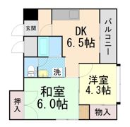 ハイムあいざわの間取り画像