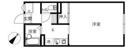 プレジールM1の間取り画像