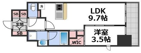 コンフォリア・リヴ北浜淡路町の間取り画像