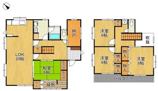 遠藤邸の間取り画像