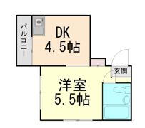 岡本ビラの間取り画像