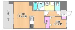 Square Garden NISHISHIMADAの間取り画像
