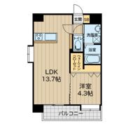 八王寺ツインタワーEASTの間取り画像