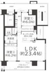 アルファステイツ奉還町の間取り画像