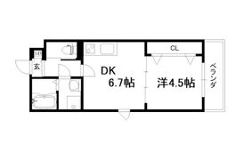 ベレーザ西陣Ⅱの間取り画像