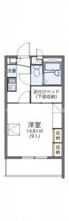 レオパレスシャルム瀬戸の間取り画像
