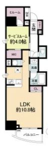 セレニテフラン本町の間取り画像