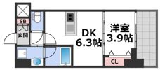 ヴィーナス今里の間取り画像