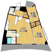 BRIS中井の間取り画像