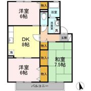 ウィル･モア 大町 B棟の間取り画像