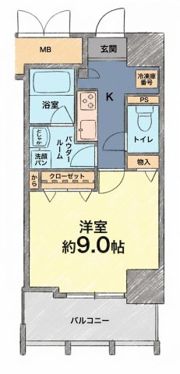 T.Y天六の間取り画像